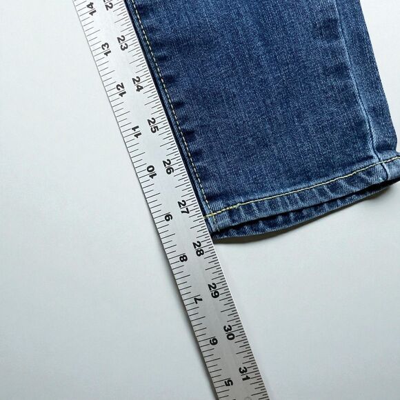 Old Navy The Flirt Skinny Leg Jeans Womens 0 Dark Blue Denim Wash Stretch Reg - Picture 5 of 7